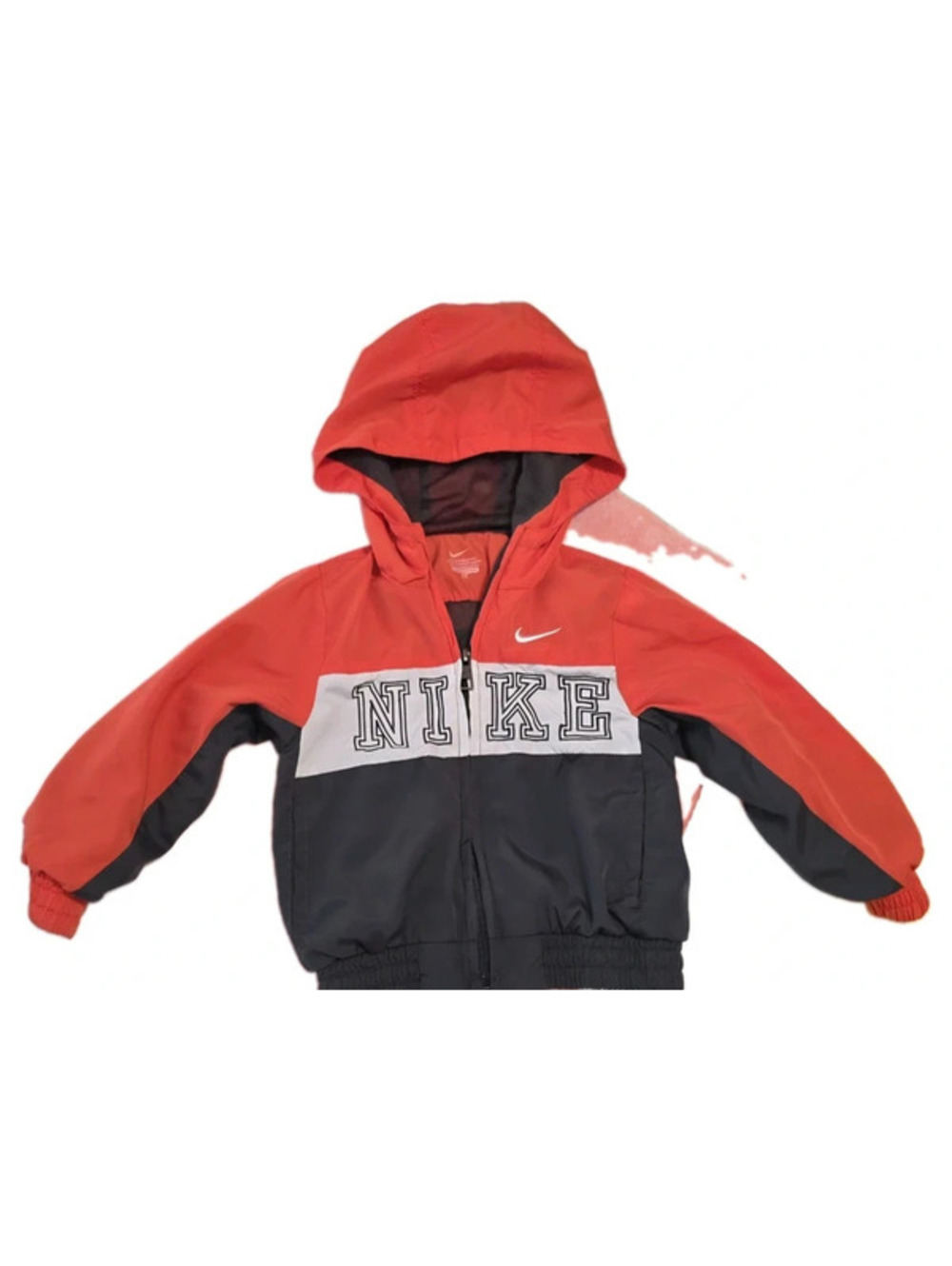 Nike Kids Colorblock Hooded Windbreaker Jacket Size 2T